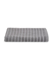 Welspun 2 In-1 100% Cotton 400 Gsm Bath Towel (Gunmetal Grey)
