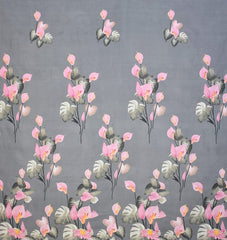 100% Cotton Single Bedsheet With 1 Pillow Covers | 60 X 90 Inches, Grey | Premium Super Soft Super Cotton Bedsheet