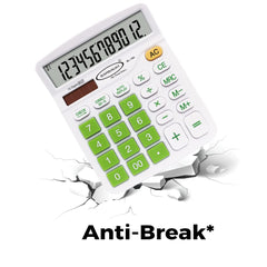 Bambalio 12 Digits Electronic Calculator (Green) 3 Years Warranty BL-700G | 112 Steps Check & Correct