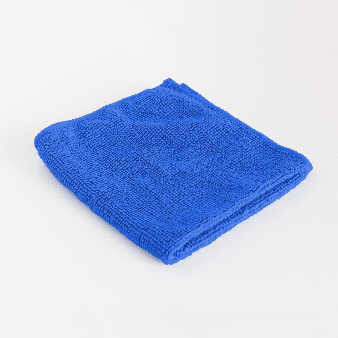 Kuber Industries Face Towel 150 Gsm | Antibacterial Microfiber Hand Towel (Blue)