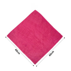 Showstopper Super Soft Microfiber Hand Towels 800 Gsm | Ultra Absorbent, Lint-Free, Scratch-Free, Quick-Dry, Gym & Workout Towels - Set Of 4 (Pink)