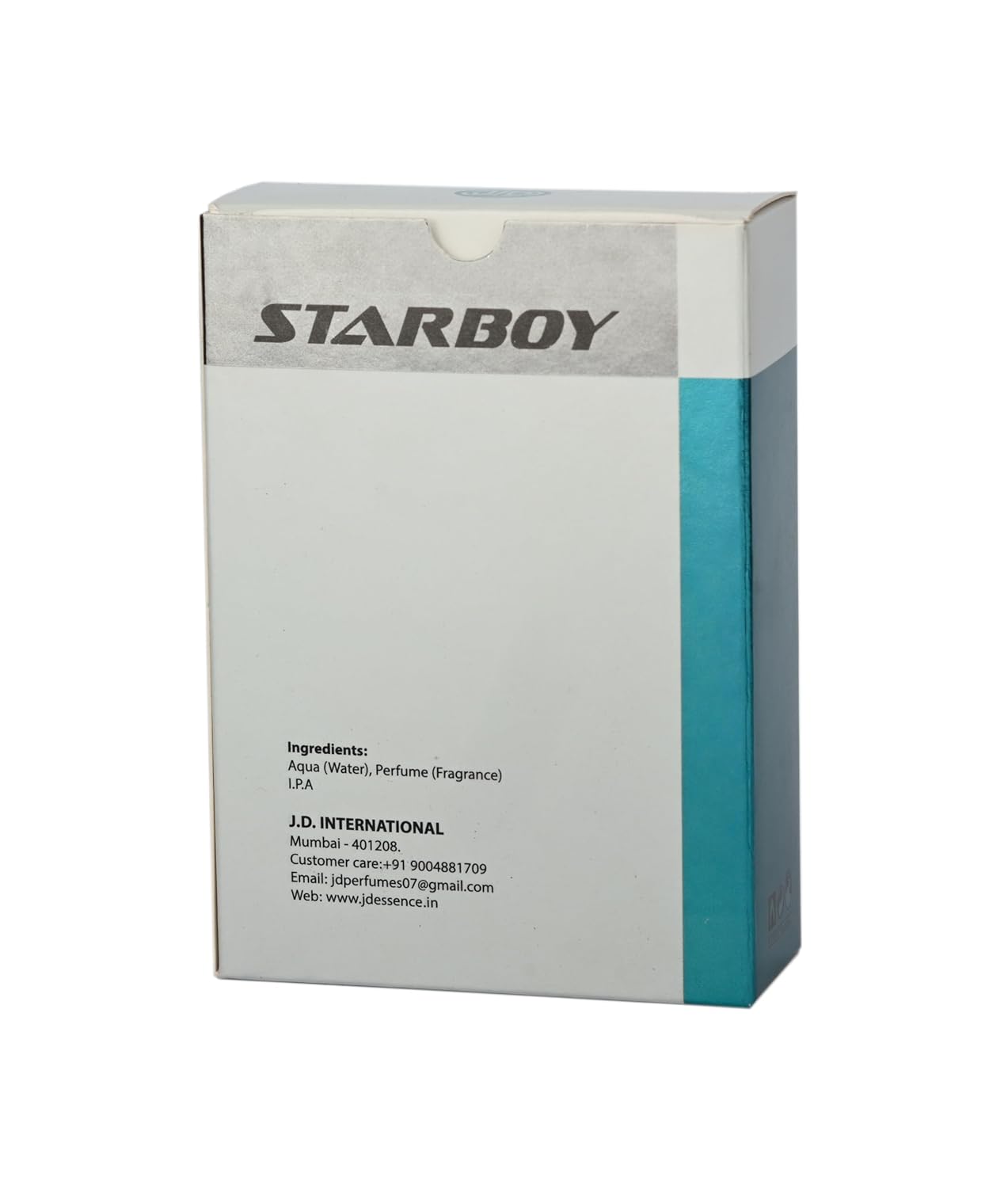 JD International Star Boy White Apparel Unisex Perfume With Long Lasting Fragrance - 60ml, 2.04 Fl.Oz. | Perfume For Men & Women