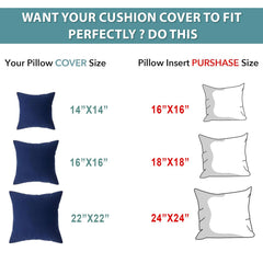 Microfiber Cushion Pillow, Durable Sofa Pillow For Home Décor, White - 18 X 18 Inch | Sofa Cushions, Throw Pillow, Lightweight, Easy To Maintain, Soft Cushion Filler - Set Of 2