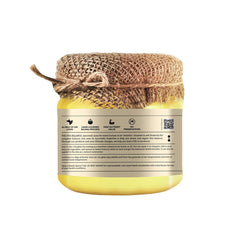 Natural Gir Desi Cow A2 Ghee By Jiva | Source Of Vitamins C, E & K Healthy Desi Ghee Perfect For Heart Health | (300ml) 10.1 Ounce | Jar Pack