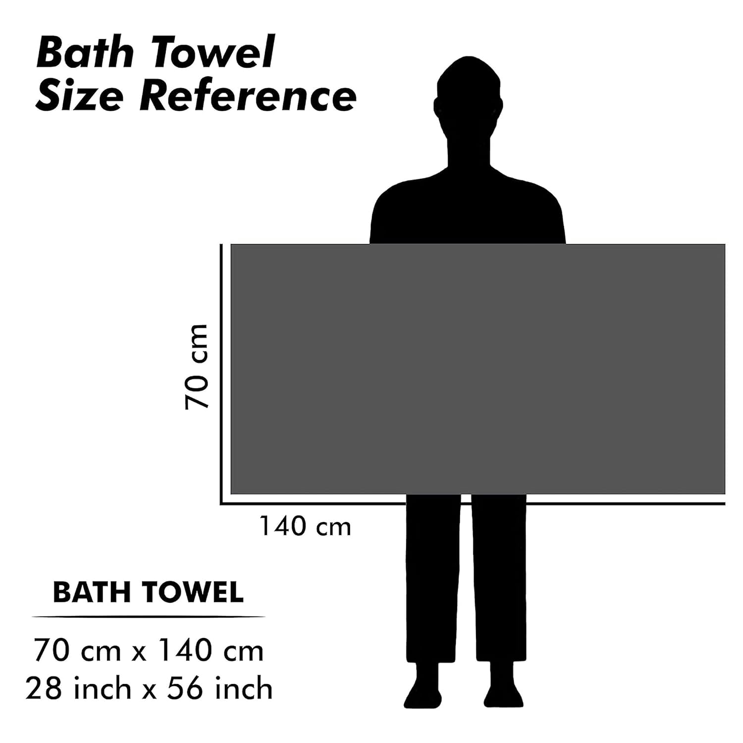 Urbanleaf Microfiber Large Bath Towel 644 Gsm | Quick Dry Super Absorbent Bath Towel For Men & Women | (Coral & Grey Stripe)
