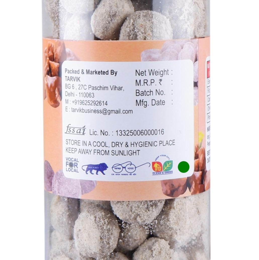 Tarvik Hing Peda 280gm, (140gm *2) | Perfect For After-Meal Treat Digestive Candy | Jar Pack