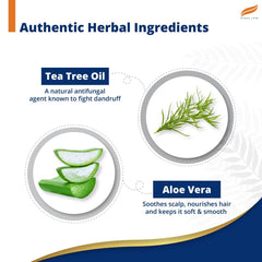 Himalaya Anti - Dandruff Tea Tree Shampoo, Removes Dandruff & Soothes Sclap | 180ml