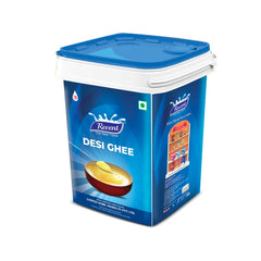 Organic Pure Desi Ghee By Recent- The Real Taste | High In Protein Fiber Healthy Desi Ghee Good For Dishes | (5 Litr) 169.0 Ounce | Jar Pack