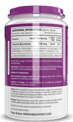 Healthyhey Nutrition Vitamin B1 Thiamine Mononitrate 1700mcg | 120 Veg Capsules, 200gm 0.4lbs