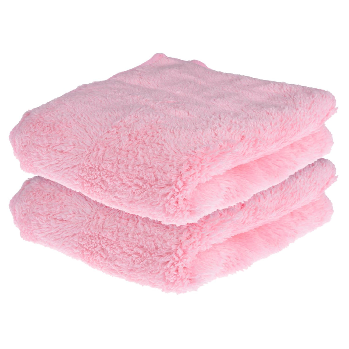 Kuber Industries Cleaning Towel 300 Gsm | Reusable Cleaning Cloths For Kitchen, Duster, Cleaning Towel (Light Pink) Pack Of 2