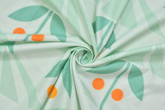 100% Cotton Bedsheet For Double Bed With Two King Size Pillow Covers | 90 X 100 Inches, Light Green | Premium Super Soft Super Cotton Bedsheet