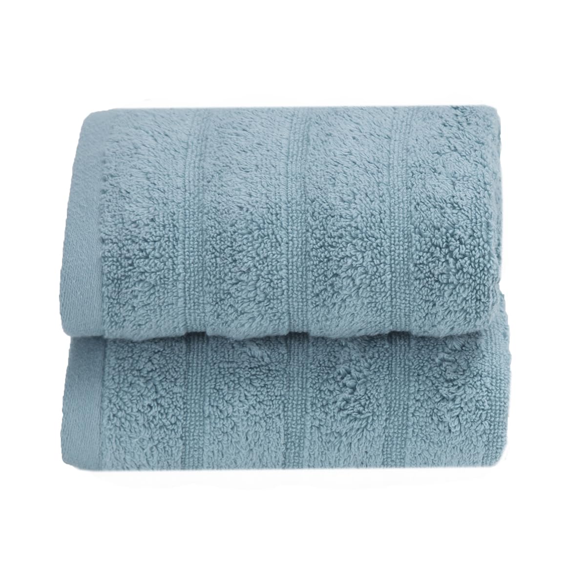 Maspar 100% Cotton Casper Hand Towel 500 Gsm (Blue) - 2 Pcs
