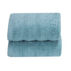 Maspar 100% Cotton Casper Hand Towel 500 Gsm (Blue) - 2 Pcs