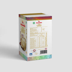 Pure Organic Desi Ghee By Ananda | Naturally & Healthy Protein Fiber Desi Ghee Perfect For Halwa | (900ml) 30.4 Ounce | Box Pack