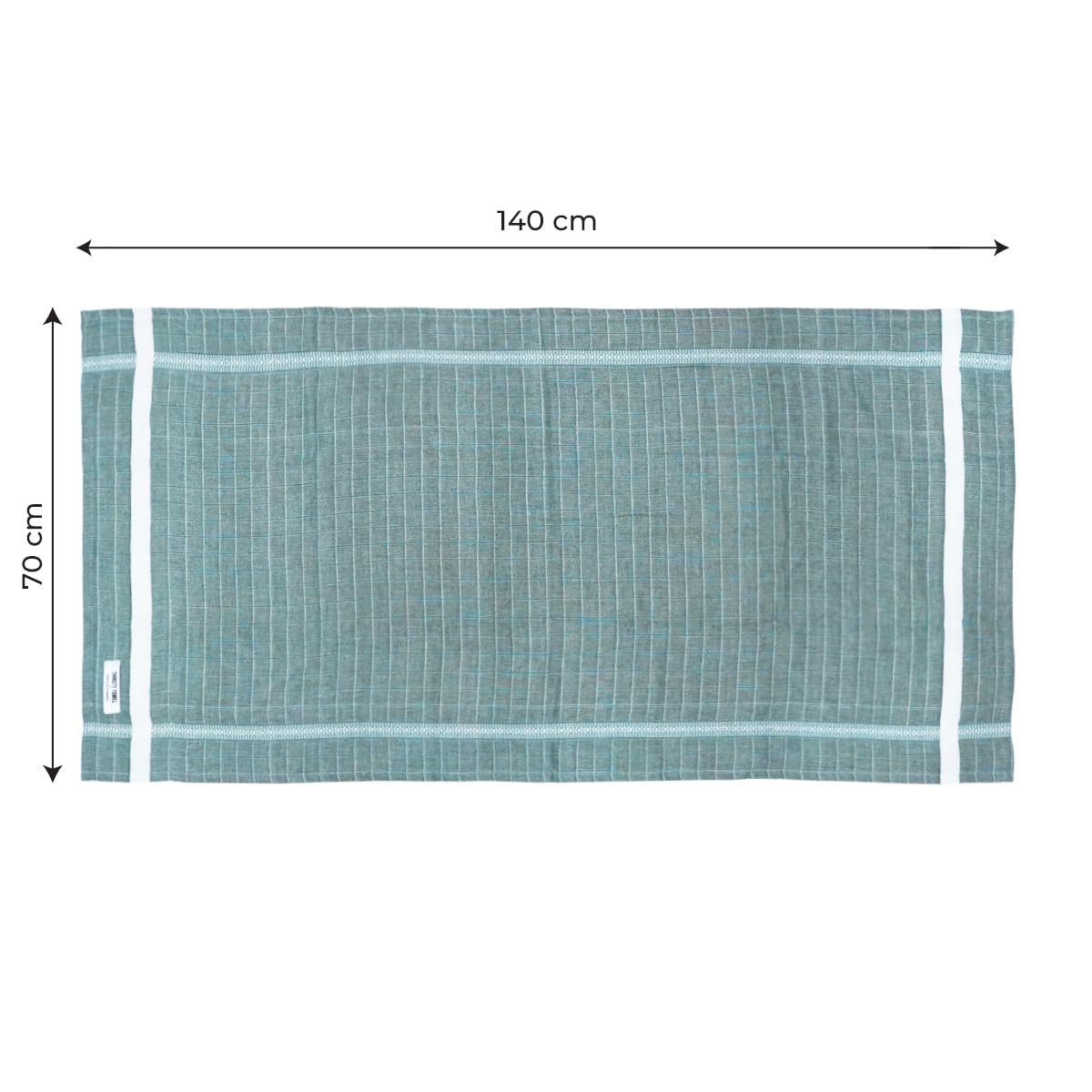 Thirsty Towel Cotton Bath Towel 200 Gsm | Super Soft & High Absorbency Towels, Quick Dry Bath Towels Large Size For Men, Women & Kids (Green)