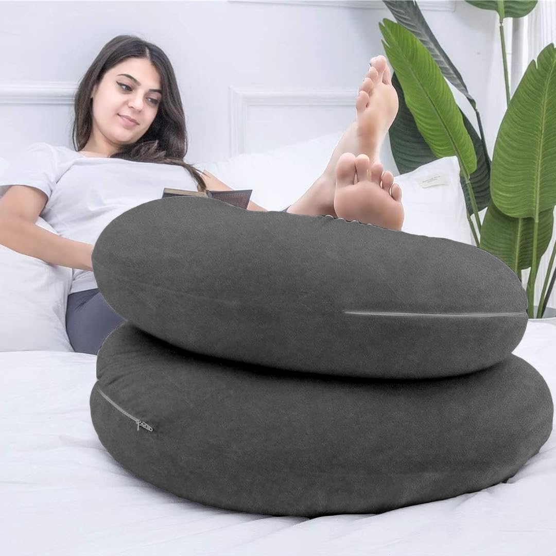C Shaped Pillow, Pregnancy Pillow For Pregnant Women, Maternity Pillow, Grey Color | Pregnancy Gifts For Women, Maternity Soft Pillows For Pregnancy Sleeping, Washable Velvet Cover