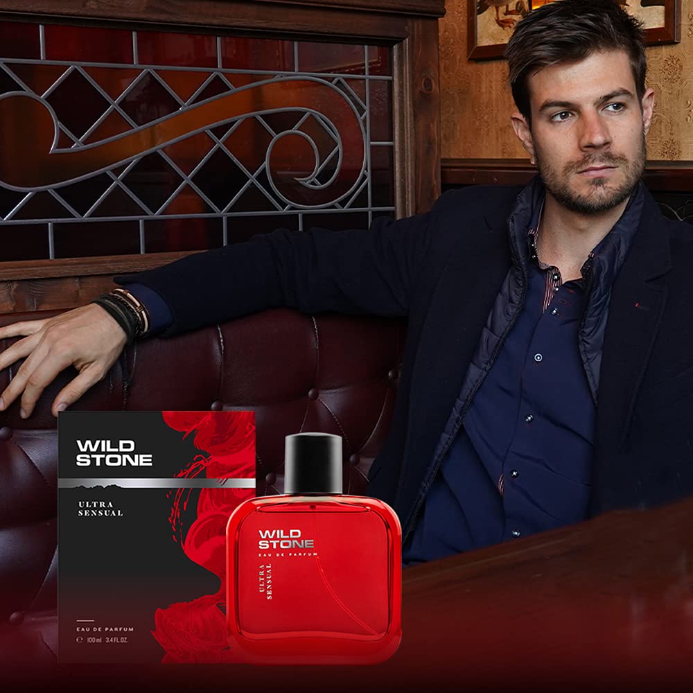 Wild Stone Ultra Sensual Eau De Perfume 50ml 1.6 Fl.oz.| Perfect Gift For Husband | Long Lasting Fragrance