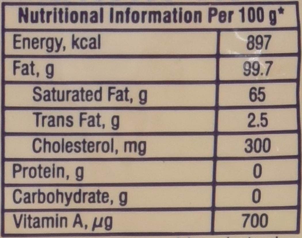 Pure Natural Cow Desi Ghee By Nandini | Fresh & Delicious Flavour Healthy Nutrients Desi Ghee Good For Heart Health | (500ml) 16.9 Ounce | Pouch Pack