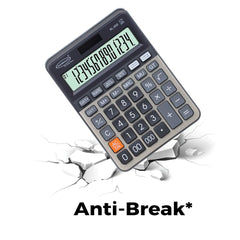 Bambalio BL-850 Large 12 Digits Display With Golden Metallic Panel | 3 Years Warranty Electronic Calculator With Tax Keys - 112 Steps Check And Correct