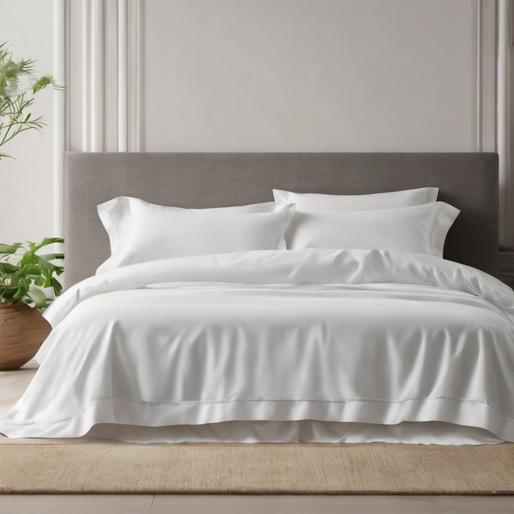 Twin Bedsheet With 2 Pillow Cover - 60 X 90 Inches, White | Soft & Durable For Everyday Use - All Season Comfort | Overall Look & Feel
