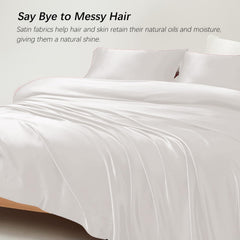 1 Double Bedsheet For King Size With 2 Pillow Covers - 108 X 108 Inches, White | Perfect For Romantic Night, Excellent Gift For All Celebrations Bedsheet