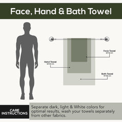 Spread Spain Roman Face, Hand & Bath Large Towel 600gsm | Super Soft & Comfortable, Extra Absorbent Cotton Towels For Face, Body & Gym- Pink (Set Of 3)