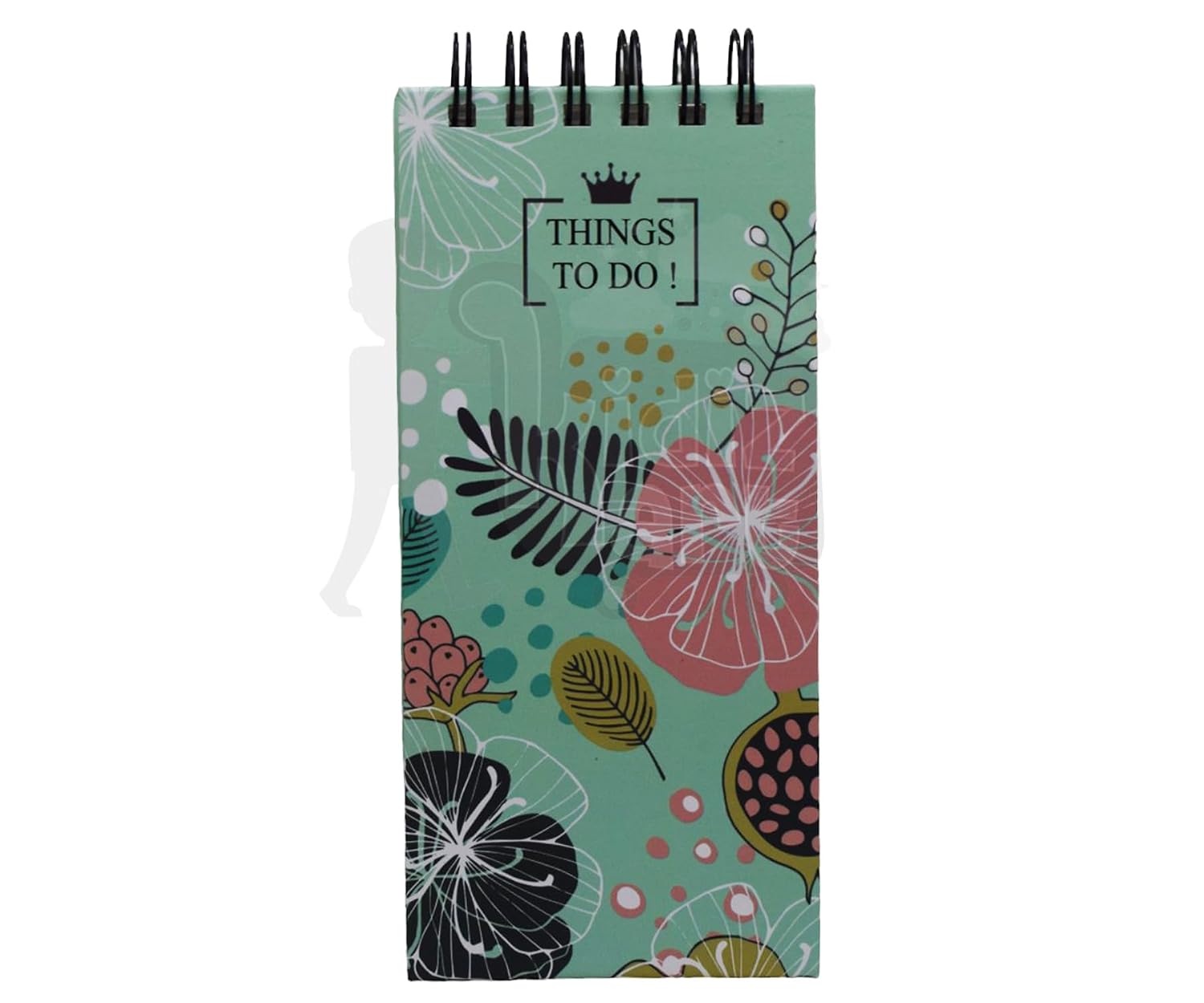 To Do List Notepad Diary, Pages - 129, Daily Planner Diary, For Boys & Girls (Floral) Pack Of 1