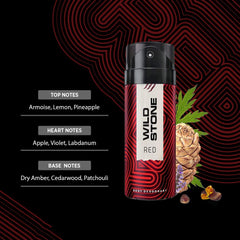 Wild Stone Ultra Sensual Red & Legend Deodorants Body Spray 600ml 20.2 Fl.oz. | Perfect Gift Set For Men | Pack Of 3