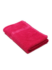 Urban Magic Soft Fabric Polyester Bath Towel 450 Gsm (Pink)