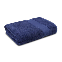 Hanorix 100% Cotton Bath Towels 500 Gsm | Bath Towels Large Size Soft & Absorbent Bath Towel (Nevy Blue)