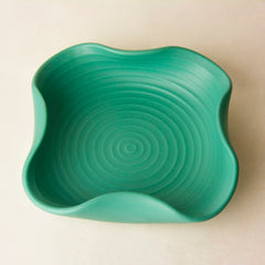 Ceramic Matt Finish Stylish Serving Bowl - 22 Cm, Sea Green, 500ml | Salad Bowl - Pasta Serving Bowl - Snack Bowl