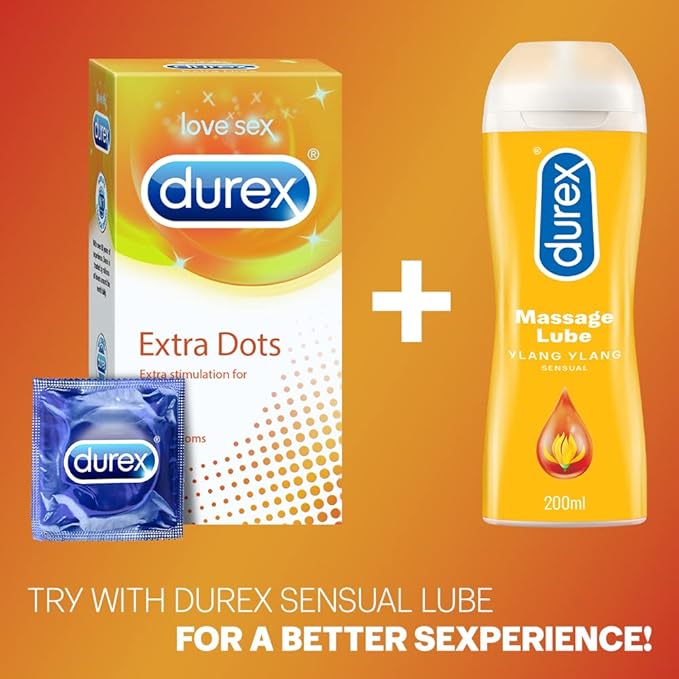 Durex Pleasure Packs 10 Count Pack Of 4, Extra Thin, Extra Time, Dots, Ribbed),play Vibrations Ring