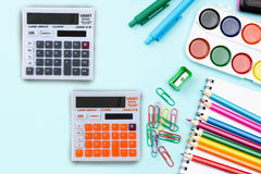 Shiv Damru 12 Digits Desktop Calculator With Large LCD Display And Sensitive Button, Dual Solar Power And Battery, Standard Function For Office, Home & School