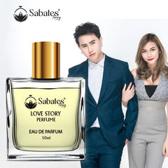 Sabates Love Story Eau De Parfum 50ml 1.6 Fl.oz. | Long Lasting French Fragrance For Unisex