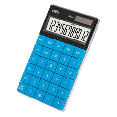 Deli 1589 Modern Calculator- Blue | Perfect For Quick Calculations, Complex Equations, Or Managing Finances