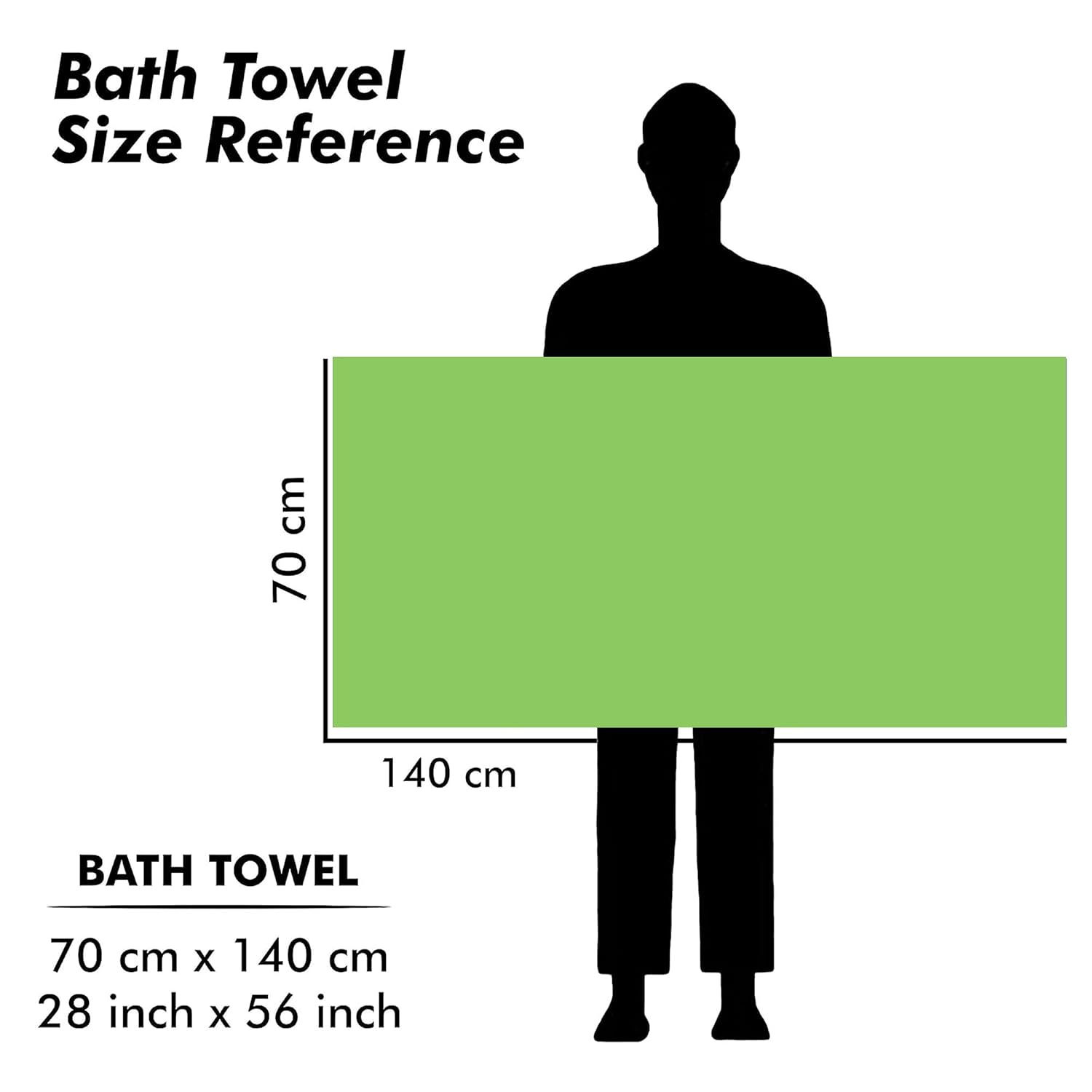 Urbanleaf Microfiber Large Bath Towel Quick Dry Super Absorbent Bath Towel | Towel For Bath, Travel, Gym, Beach, Pool & Yoga (Pista Green)