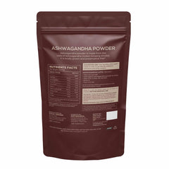 Saptamveda Premium Organic Ashwagandha Roots Powder Withania Somnifera, For Men And Women, Concentrated Extract Ratio Of 5:1. Enhance Your Daily Regimen Effortlessly | 250gm 0.5lbs