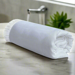 Heelium 100% Bamboo Bath Towel 400 Gsm | Ultra Soft & Lightweight Highly Absorbent & Fast Drying Turkish Bath Towel (Pack Of 1)- White