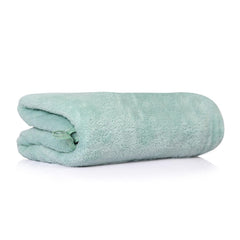 Glivary Microfiber 300 Tc Bath Towels | Extra Soft Plush & Quick Dry High Absorbency Large Size Towels For Bathing (Pista Green)
