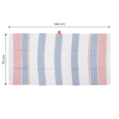 Thirsty Towel Doctor Towels Bamboo Bath Towels 300gsm | Super Soft & High Absorbency Towel, Dobby Quick Dry Towels Large Size -Pack Of 2 (Green & Orange)