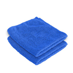 Kuber Industries Face Towel 400 Gsm | Super Soft Fluffy Absorbent Microfiber Cotton Hair & Face Towel - Pack Of 2 (Blue)