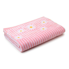 Brodloom Cotton 1 Bath Towel + 2 Hand Towels 950 Gsm | Ultra Soft, Quick Dry & Premium Gift Set Towel (Pink)