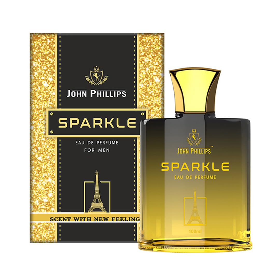 John Phillips French Classic For Women 60ml 2 Fl.oz. &  Sparkle Eau De Perfume For Men 100ml 3.4 Fl.oz. Pack Of 2