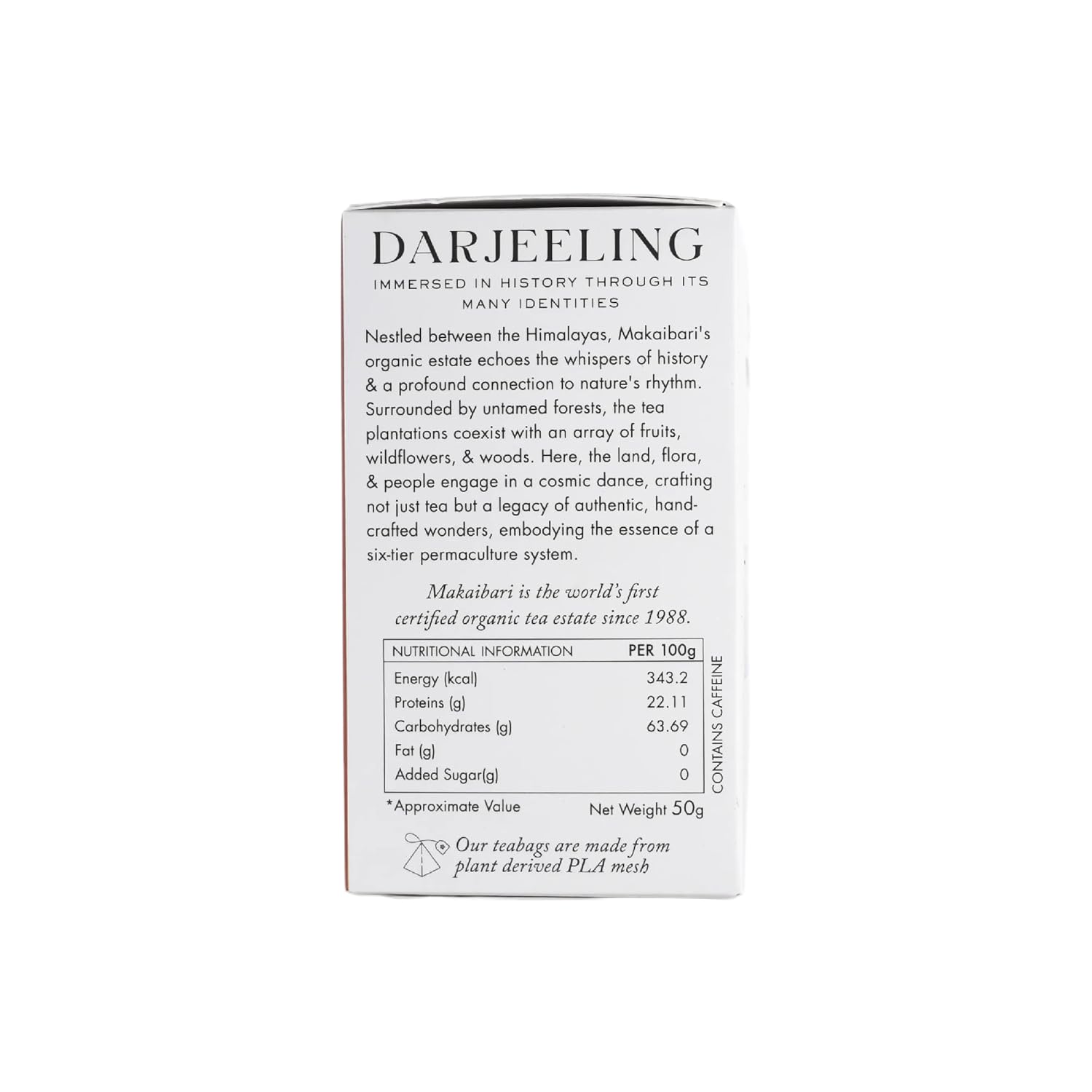 Makaibari Spring Time Bloom First Flush Black Tea - 50gm, 1.7 Ounce, 25 Tea Bags | Darjeeling Loose Leaf Black Tea - USDA Organic Certified Tea | Medium Caffeine - Tea Treasures