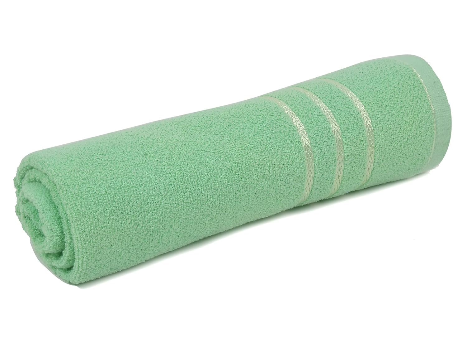 Blissful Creations 100% Cotton Bath Towels 450 Gsm | Soft & Absorbent Bath Towel For Men & Women - Urban Comfort (Green)
