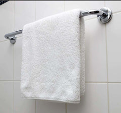 Blissful Creations Cotton Bath Towel 450 Gsm | Soft & Highly Absorbent Bath Towel - White