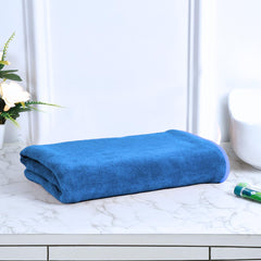 Black Gold The Finer Touch Premium Microfiber Bath Towels 400 Gsm | Lightweight Ultra-Soft Fade Resistant (Blue)