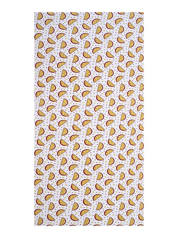 Mafatlal Coo Coo 100% Cotton Kids Bath Towel 250 Gsm | Soft, Lightweight & Quick-Dry Fun Cartoon Print Towel (Yellow) - 1 Pcs