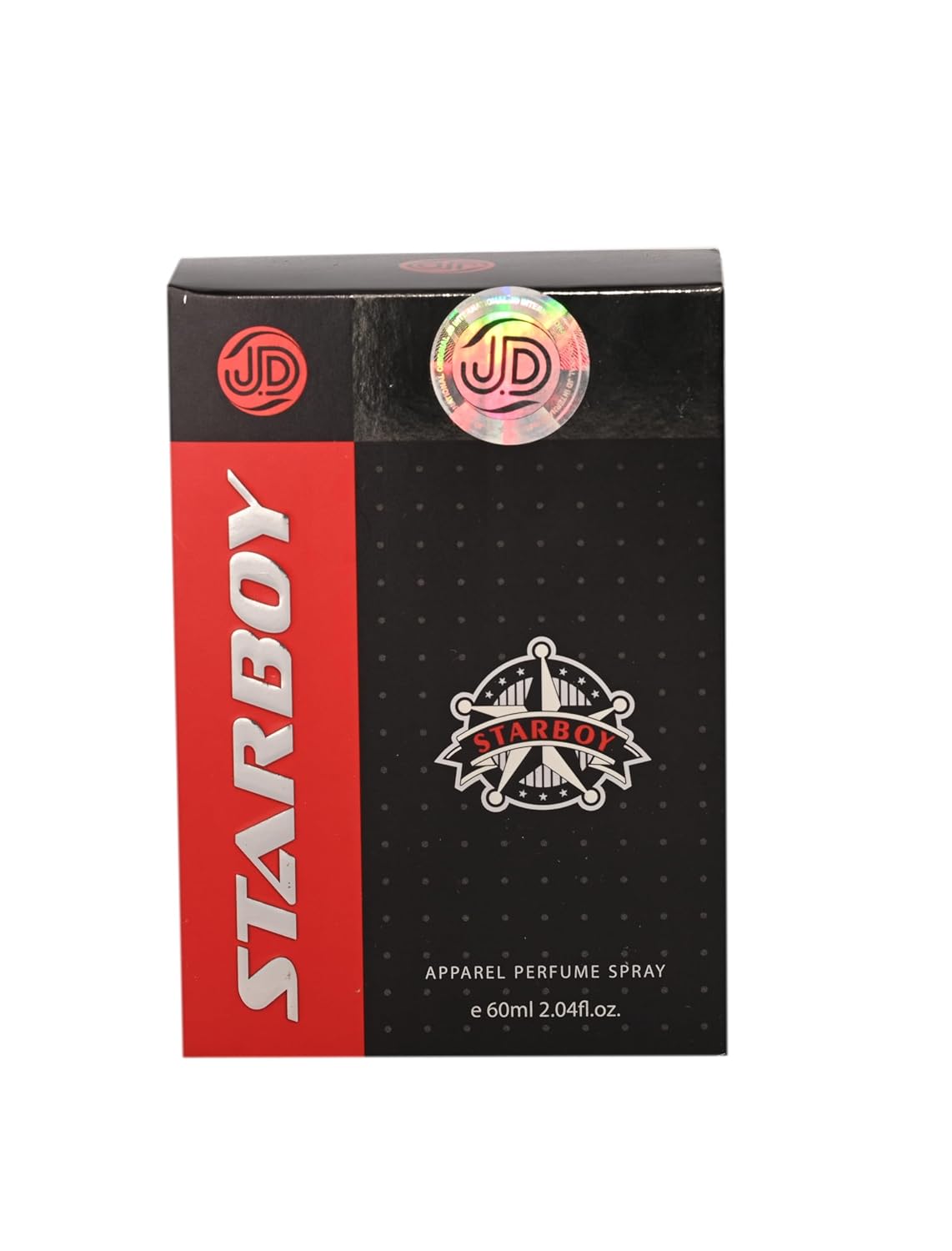 JD International Star Boy Black Apparel Unisex Perfume With Long Lasting Fragrance - 60ml, 2.04 Fl.oz. | Perfume For Men & Women