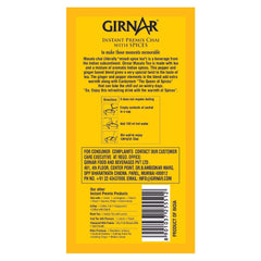 Girnar Masala Chai Instant Premix With Spices - 36 Sachets | Natural Tea Extract & Mixture Of Aromatic Indian Spices - Medium Caffeine Loose Leaf Tea
